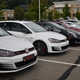 My dirty ass GTI invaded Cadillac & Tesla row